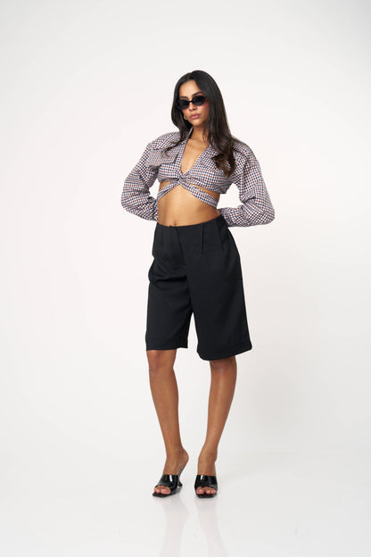 חולצת גואי - כחול־אדום־לבן