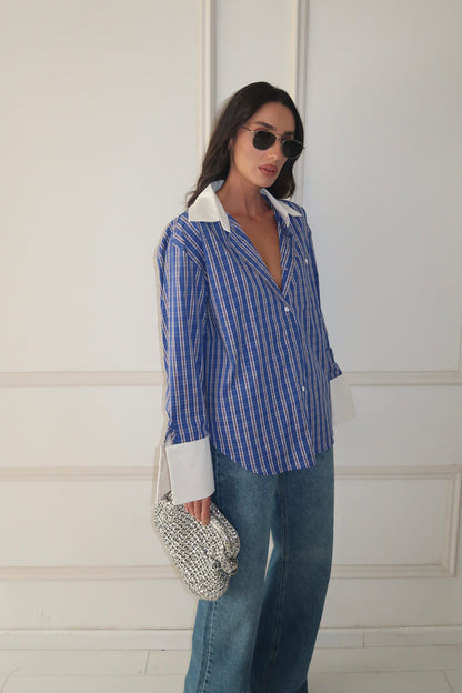 חולצה מכותרת דני - EXCLUSIVE