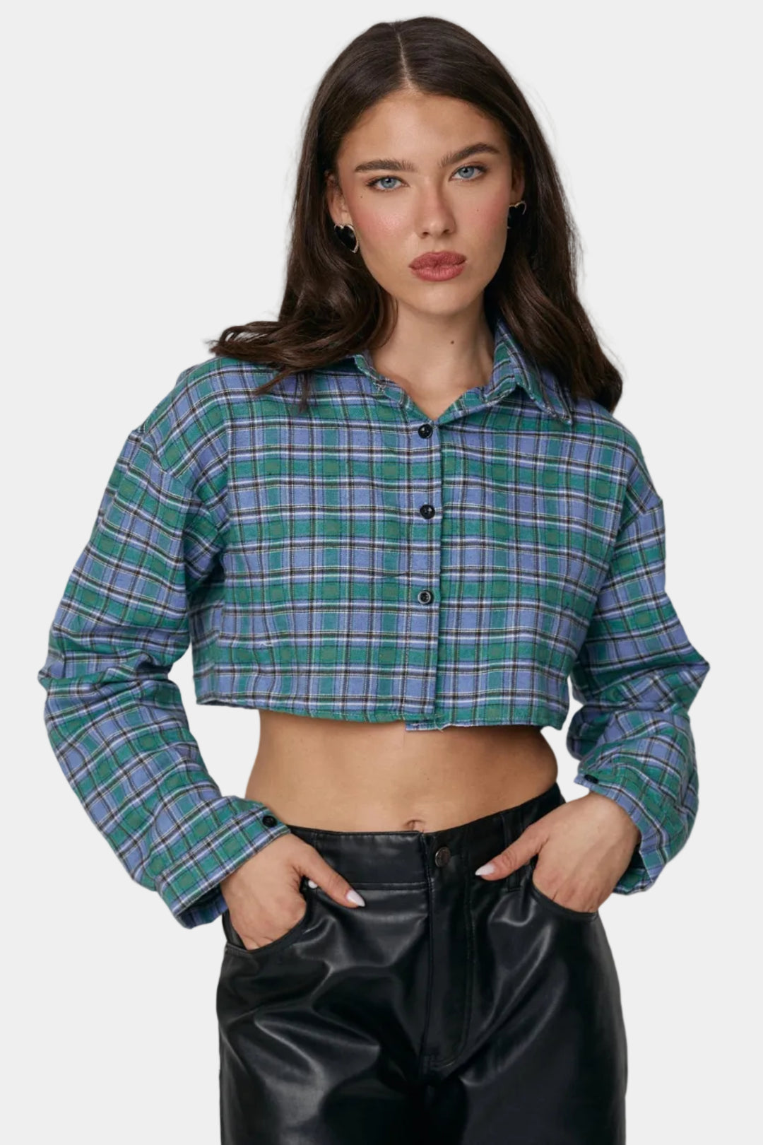 חולצת מוניק  - כחול