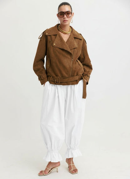 מכנסי מודי - לבן