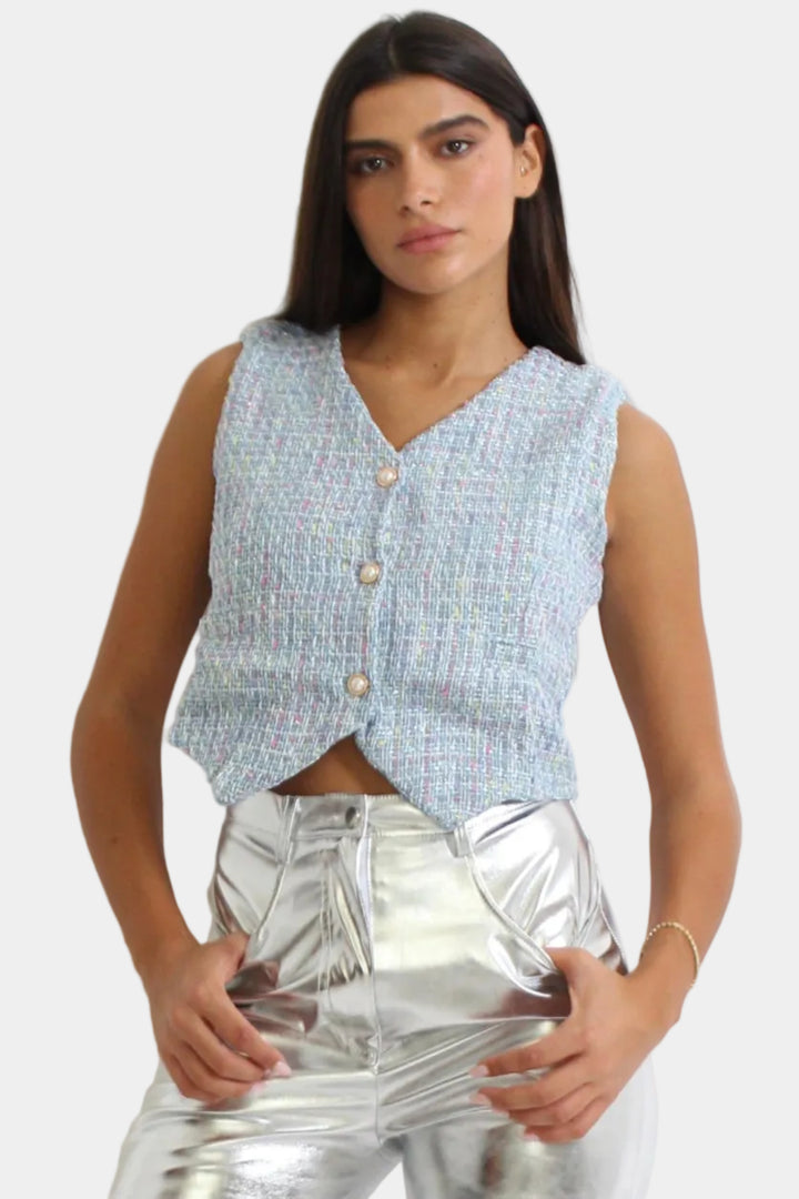 וסט קוקו- תכלת