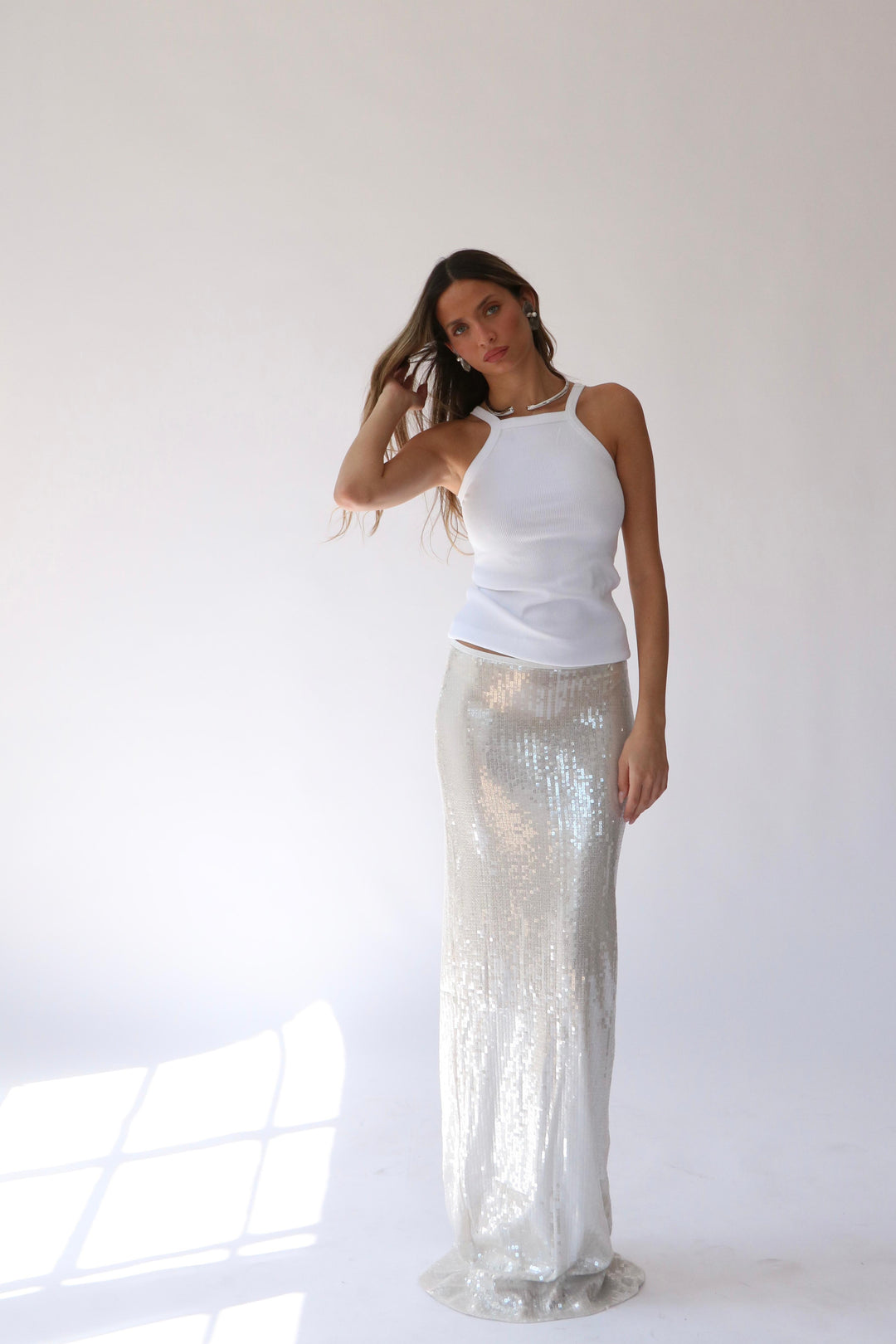 חצאית פייטו -שחור