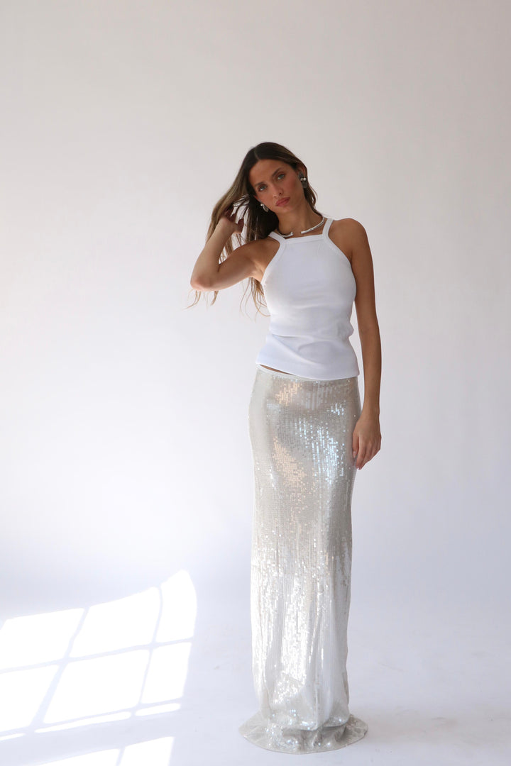 חצאית פייטו -שחור