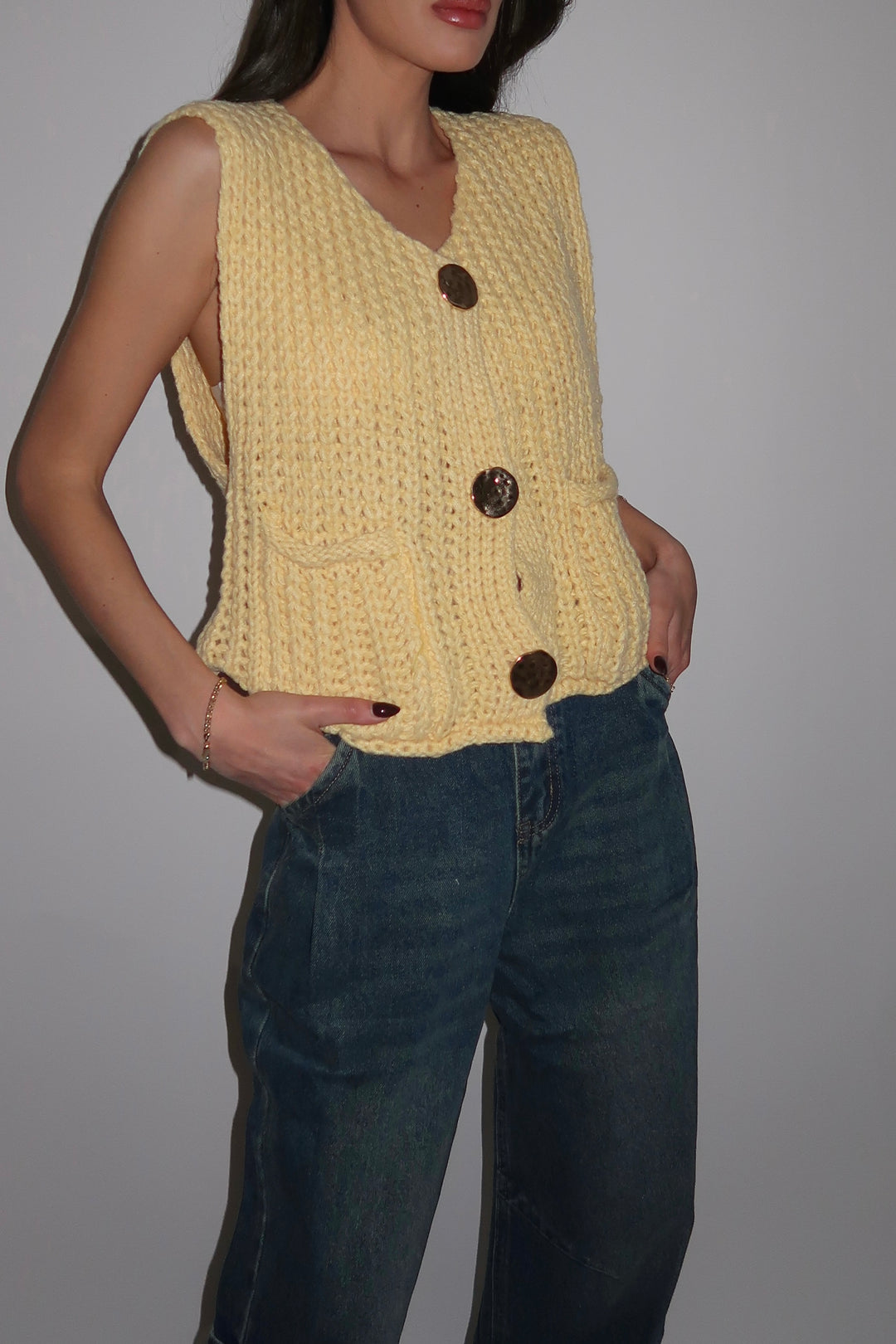 וסט שחף - סגול