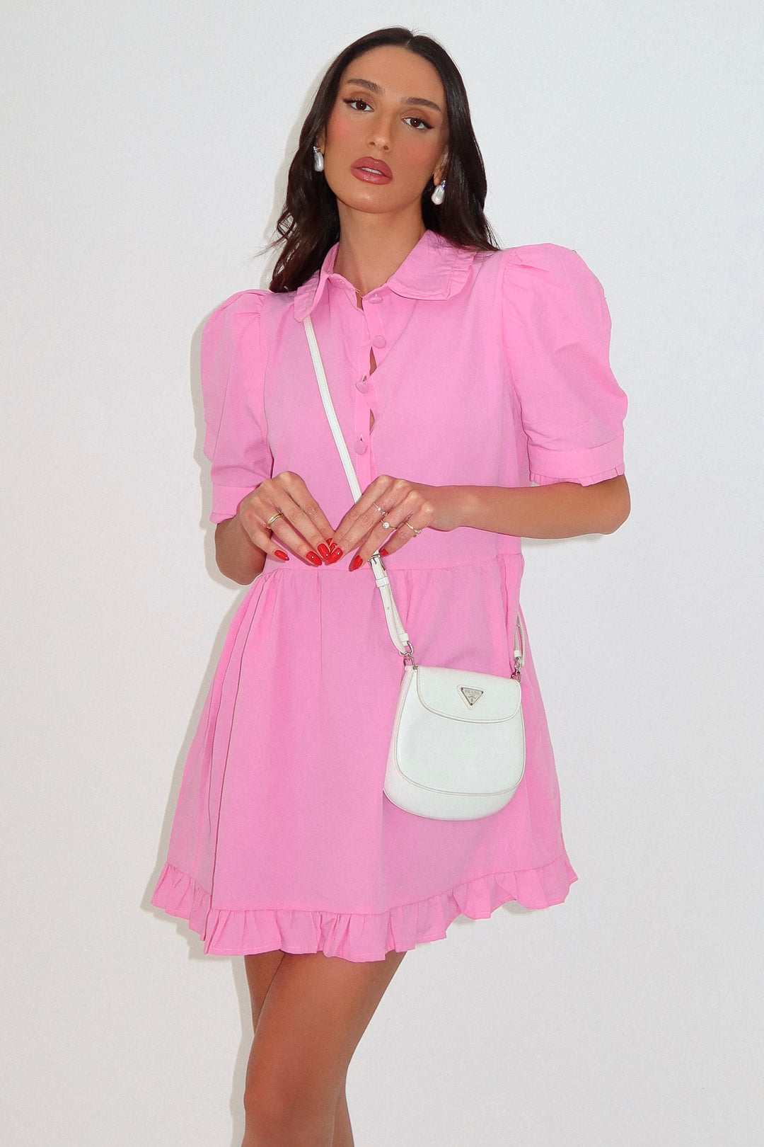 שמלת אירה - לבן