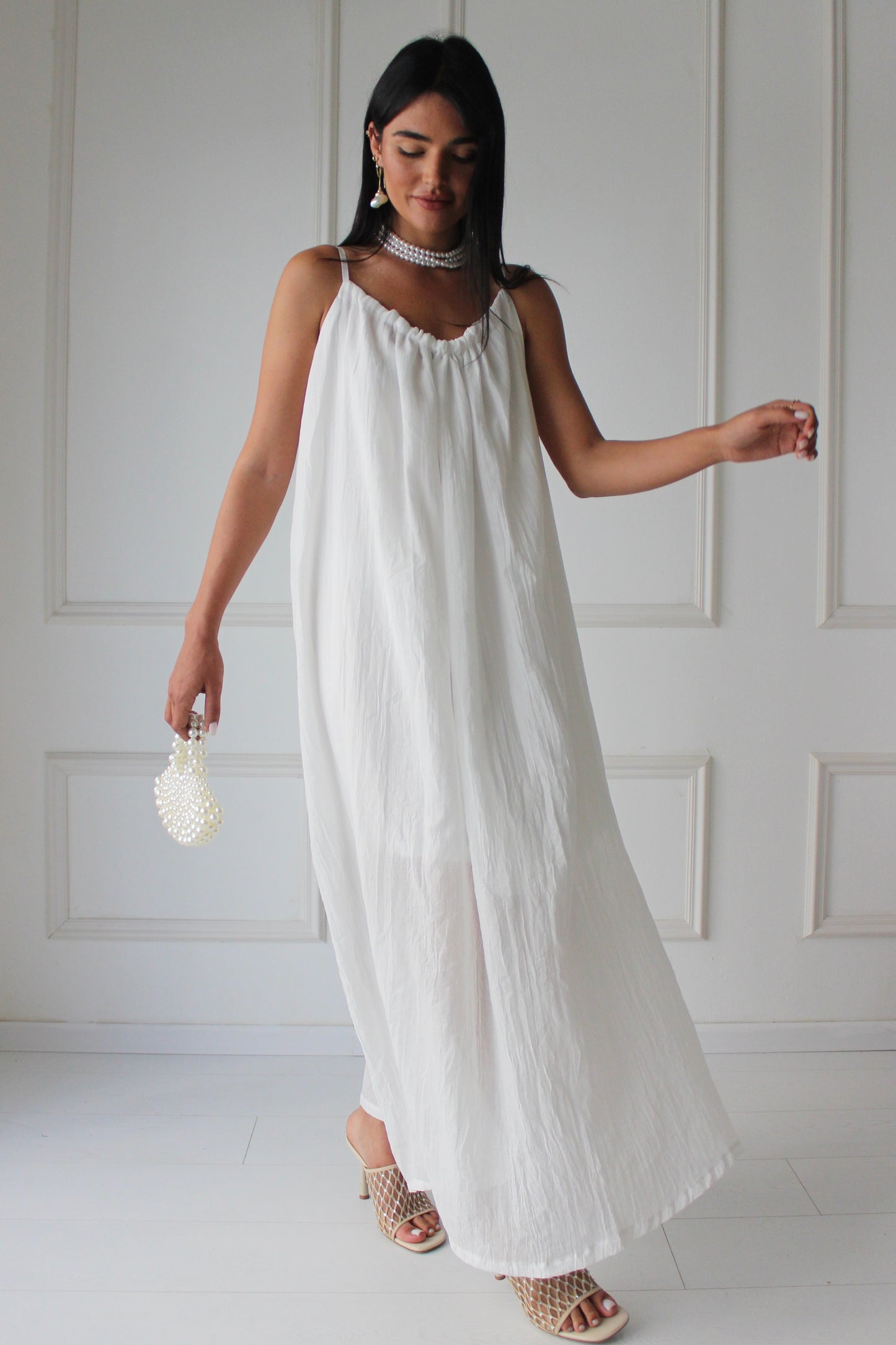 שמלת גיין - לבן