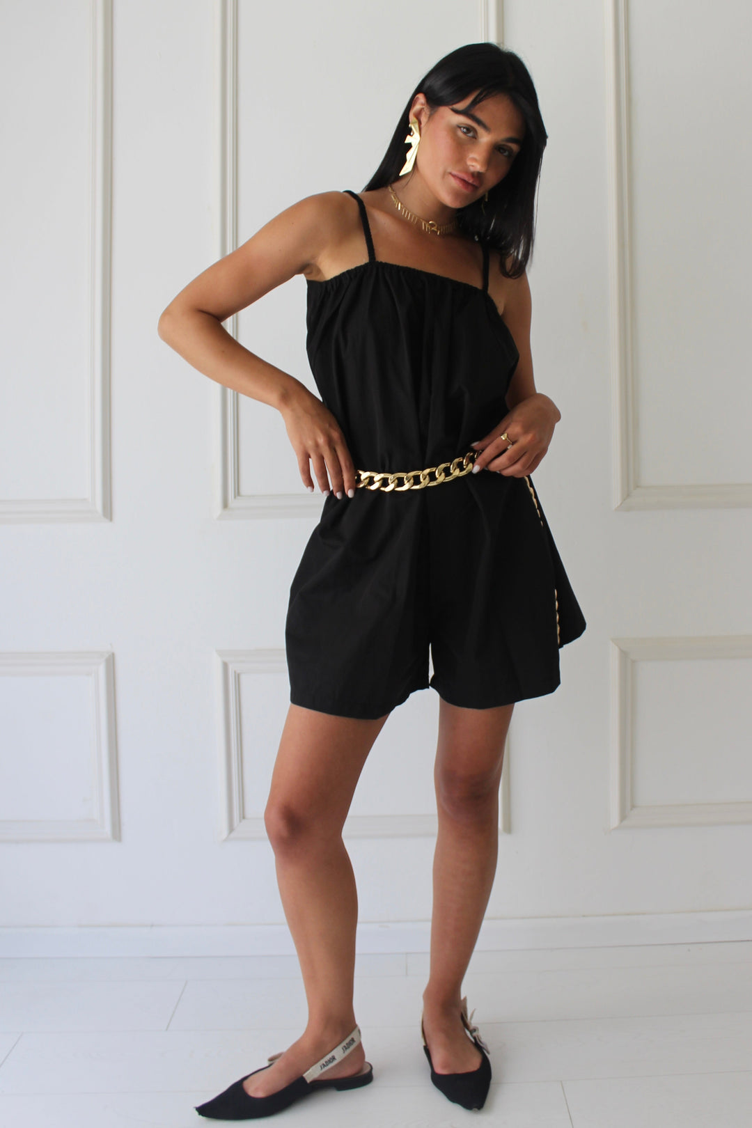 אוברול קולן - אפור