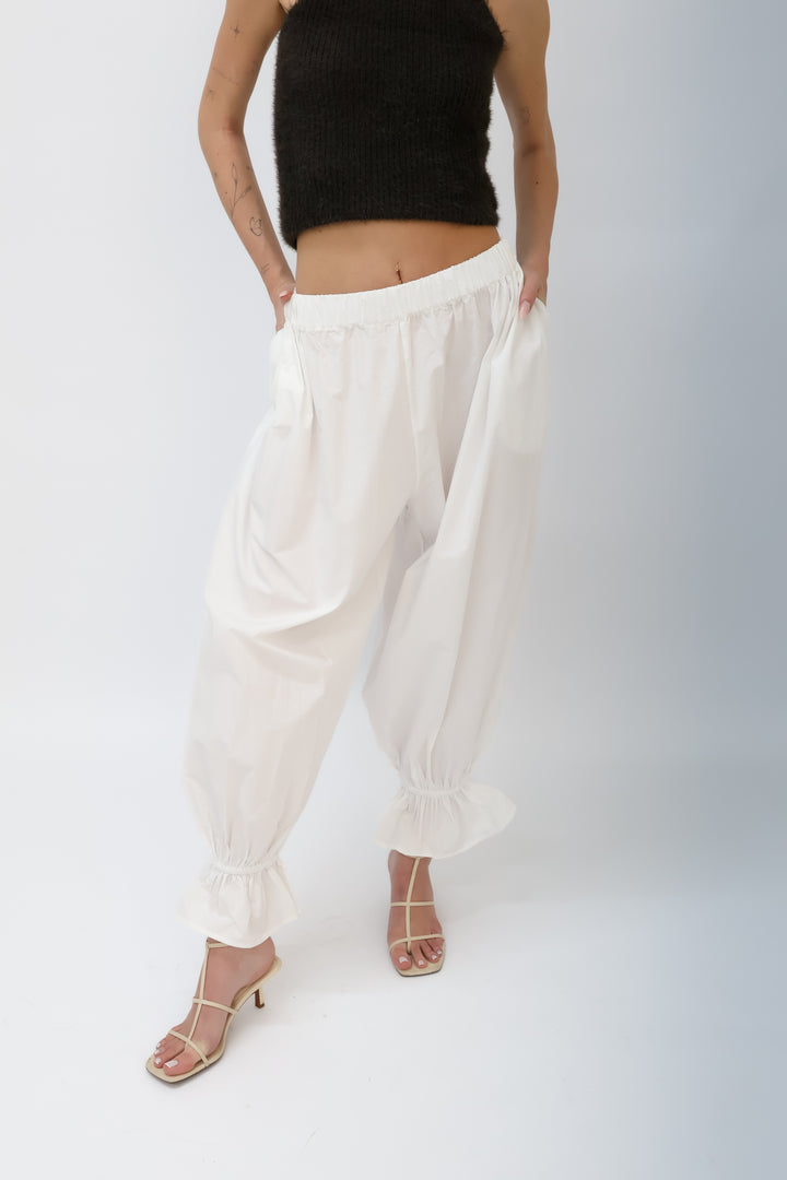 מכנסי מודי - לבן