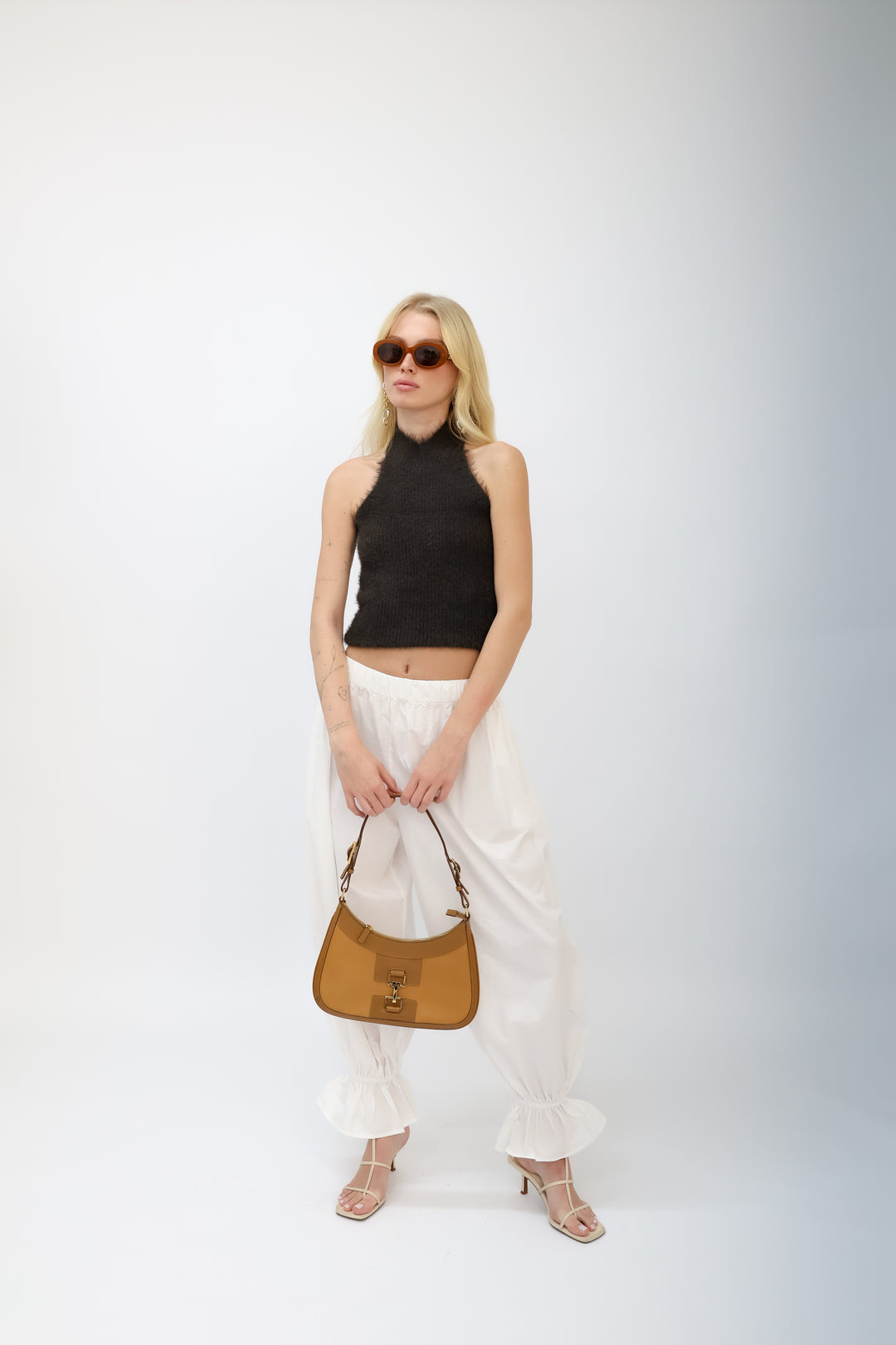 מכנסי מודי - לבן