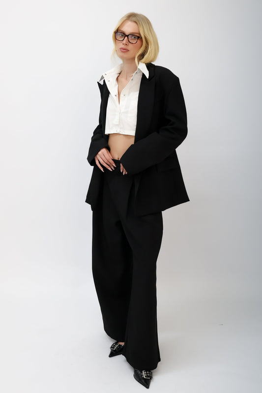 חליפת אוברסייז מושלמת- שחור