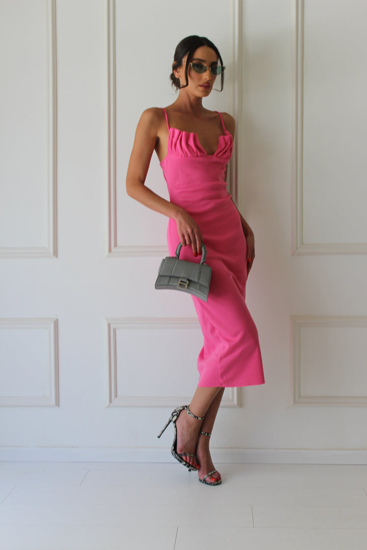 שמלת מריאן - ורוד