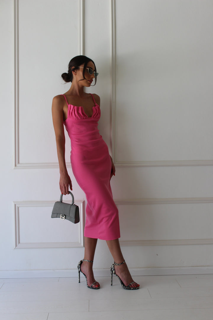 שמלת מריאן - ורוד