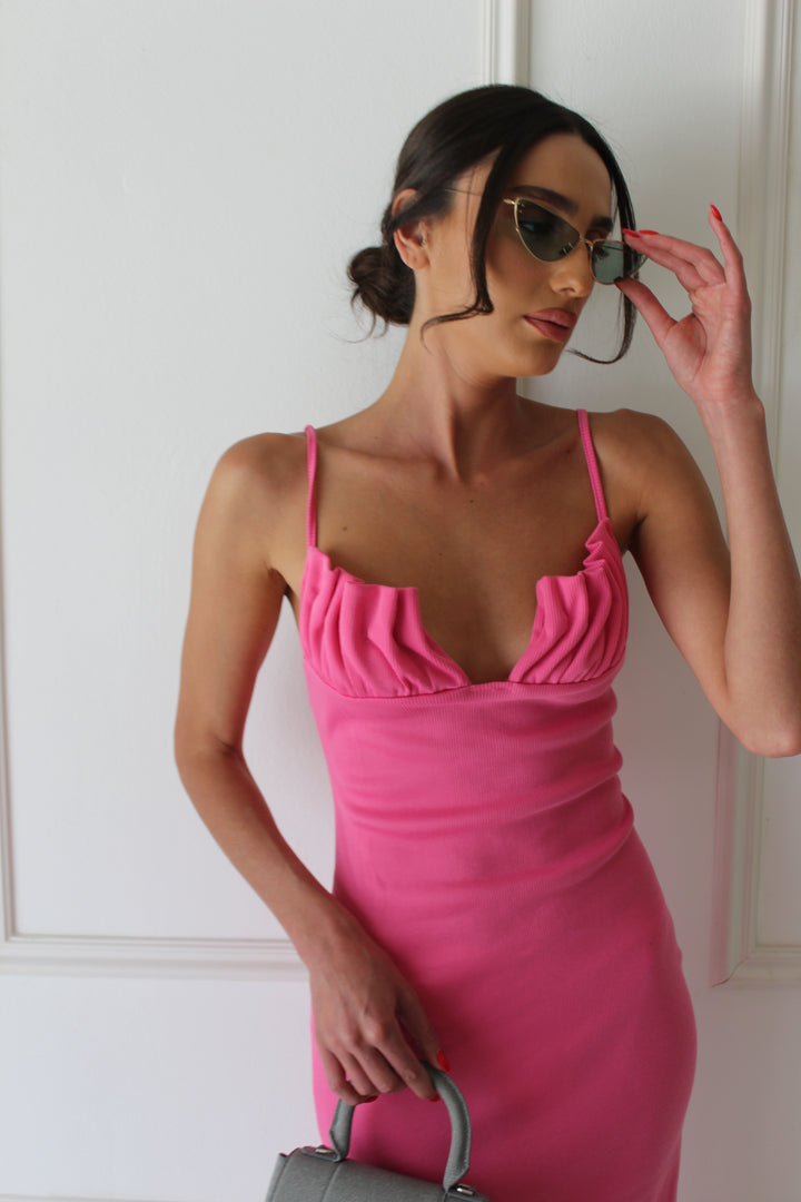 שמלת מריאן - ורוד