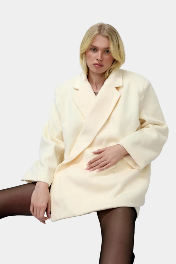 חליפת גקי - שמנת