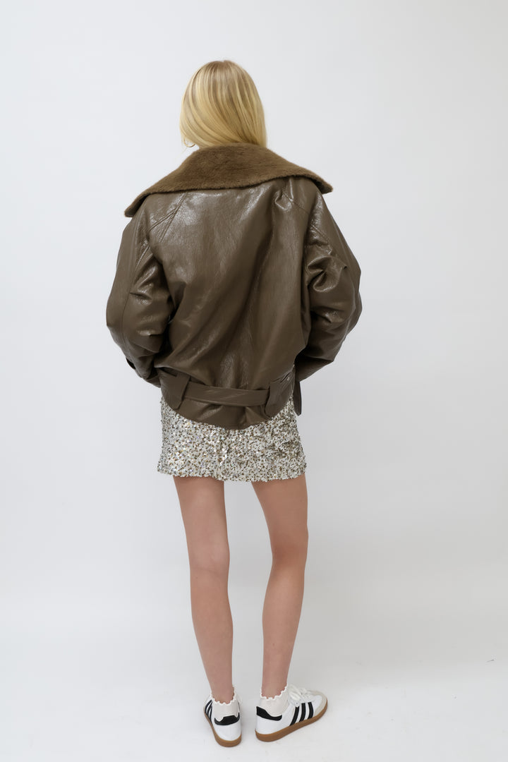 מעיל שון - מוקה