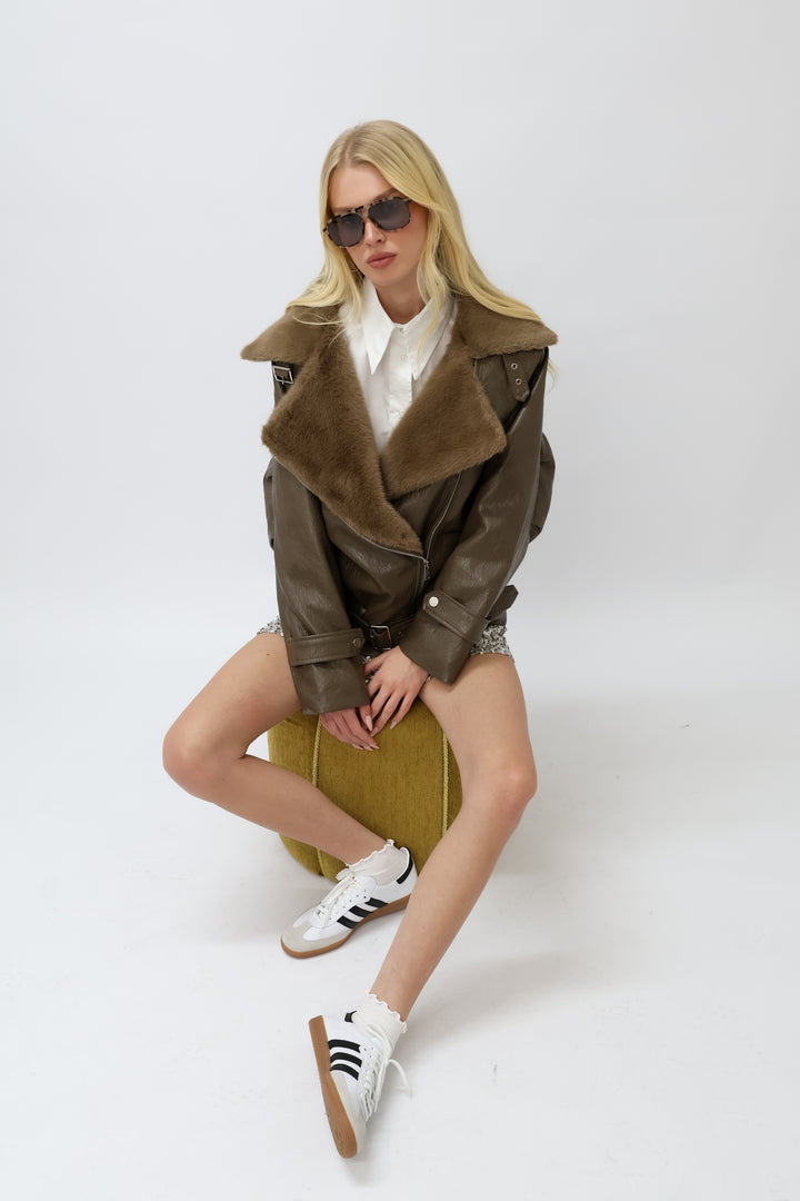 מעיל שון - מוקה