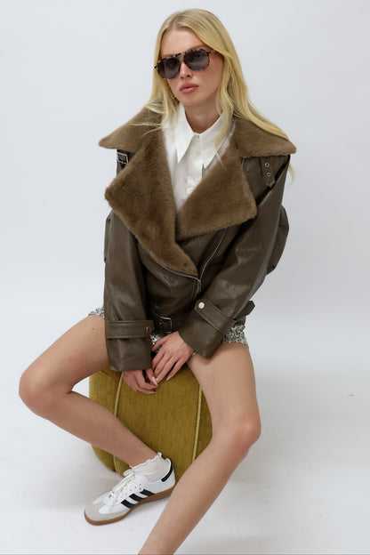 מעיל שון - זית