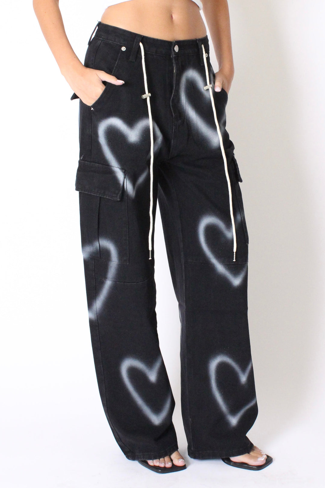 מכנסי גינס הארטי - כהה