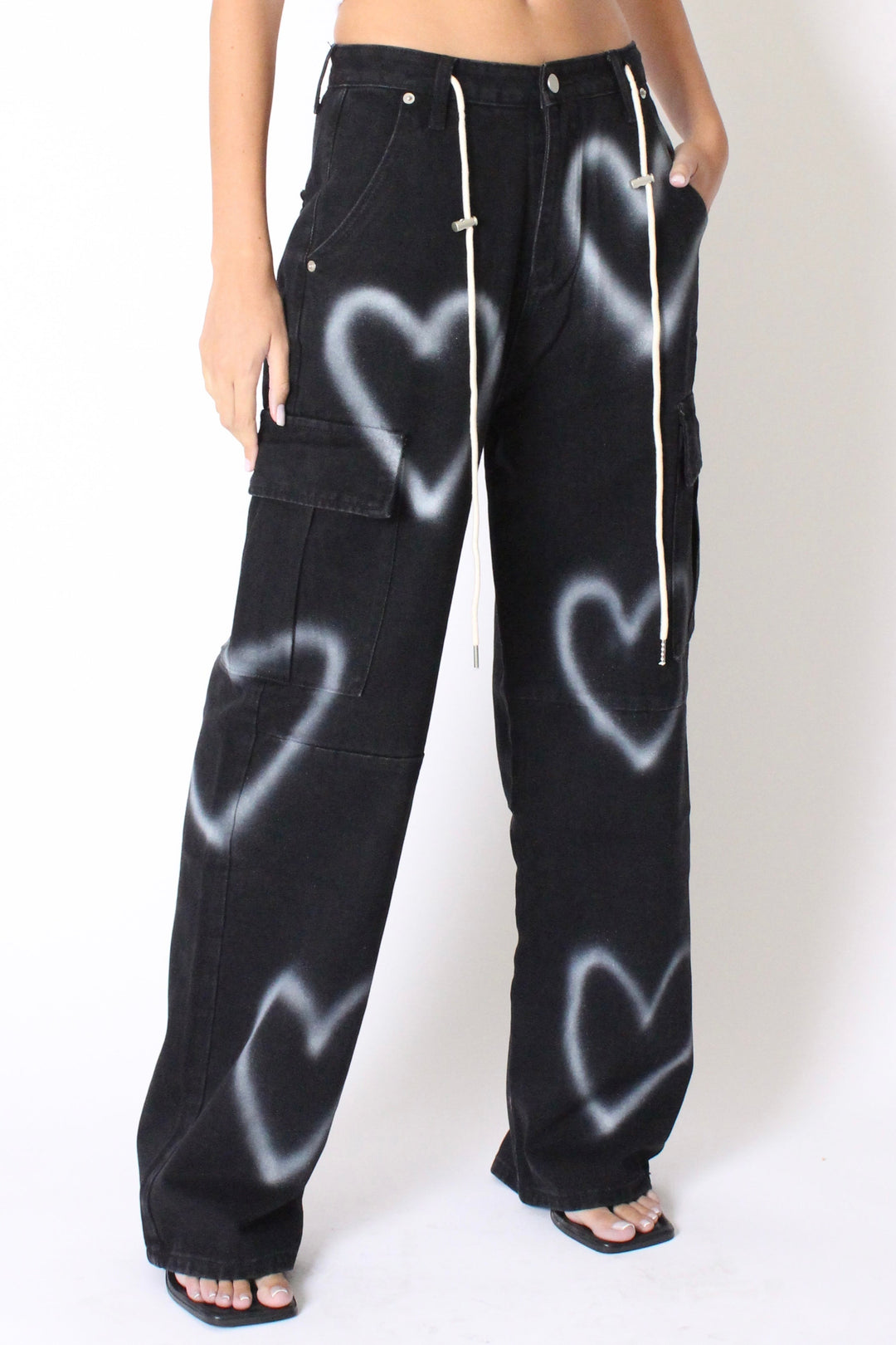 מכנסי גינס הארטי - כהה