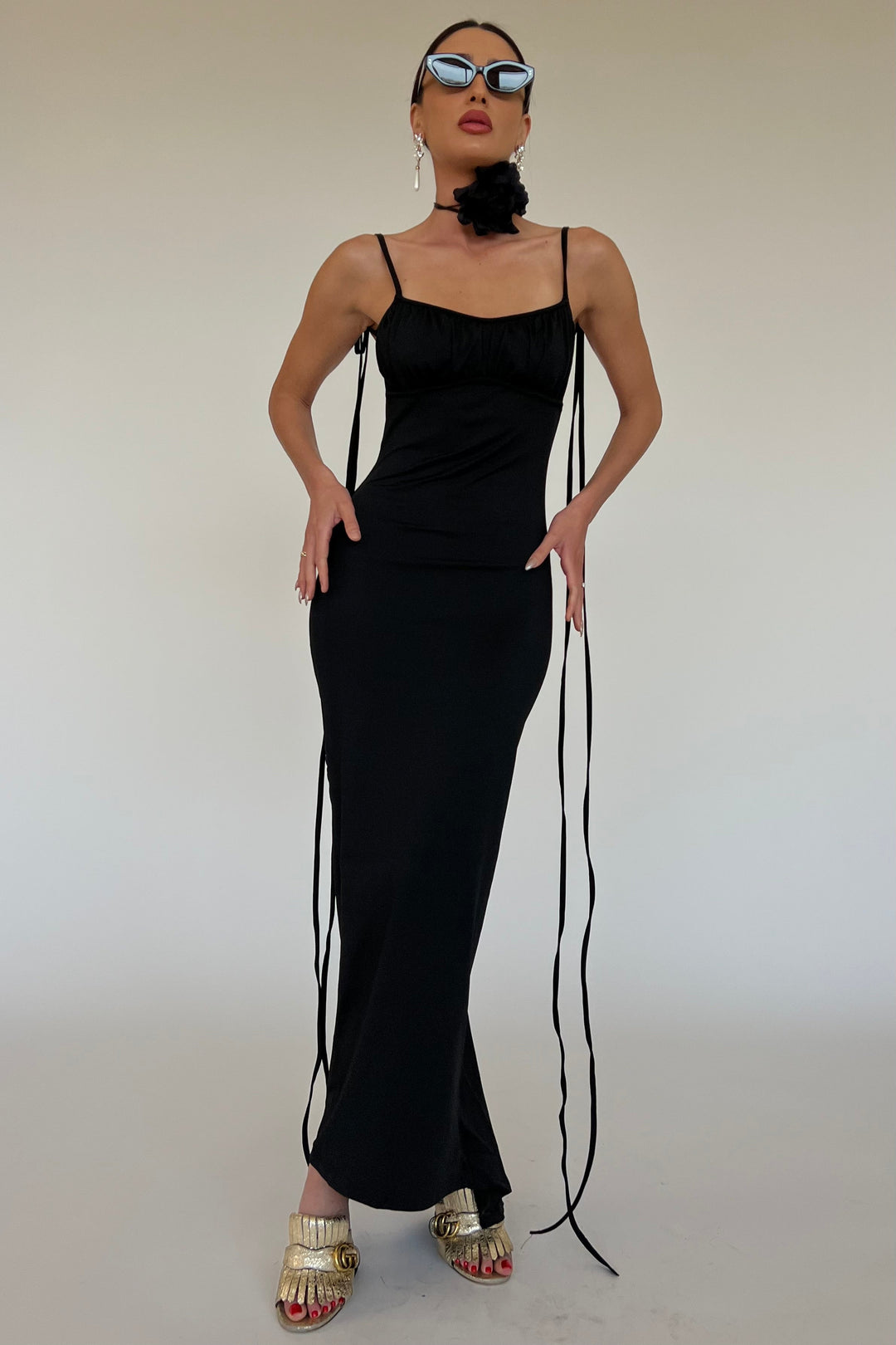 ⁨⁨שמלת סמנתה - לבן⁩⁩