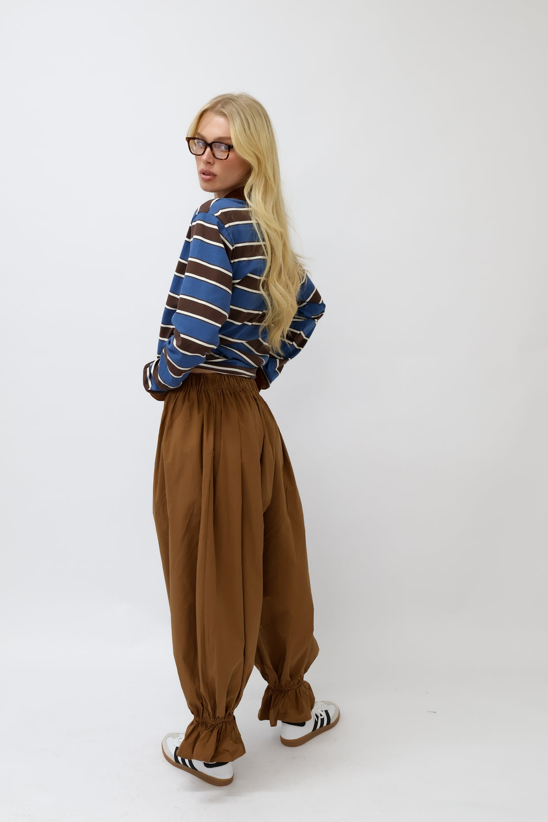 מכנסי מודי - חום