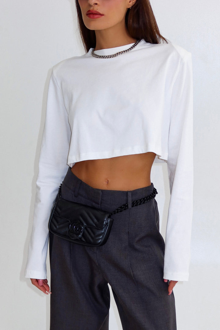 חולצת אריאה - שחור