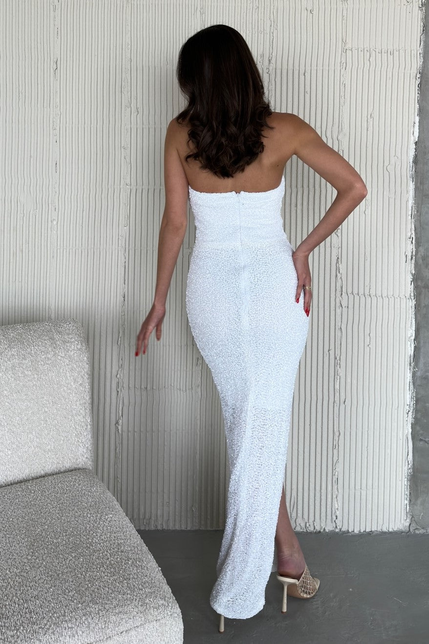 שמלת קאיה - לבן