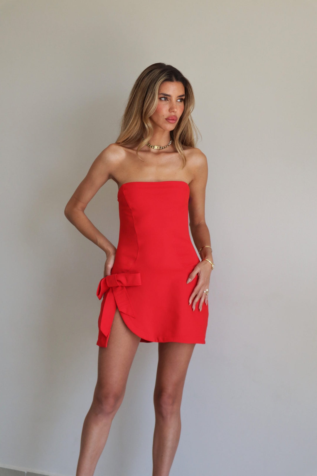 שמלת מל  - לבן