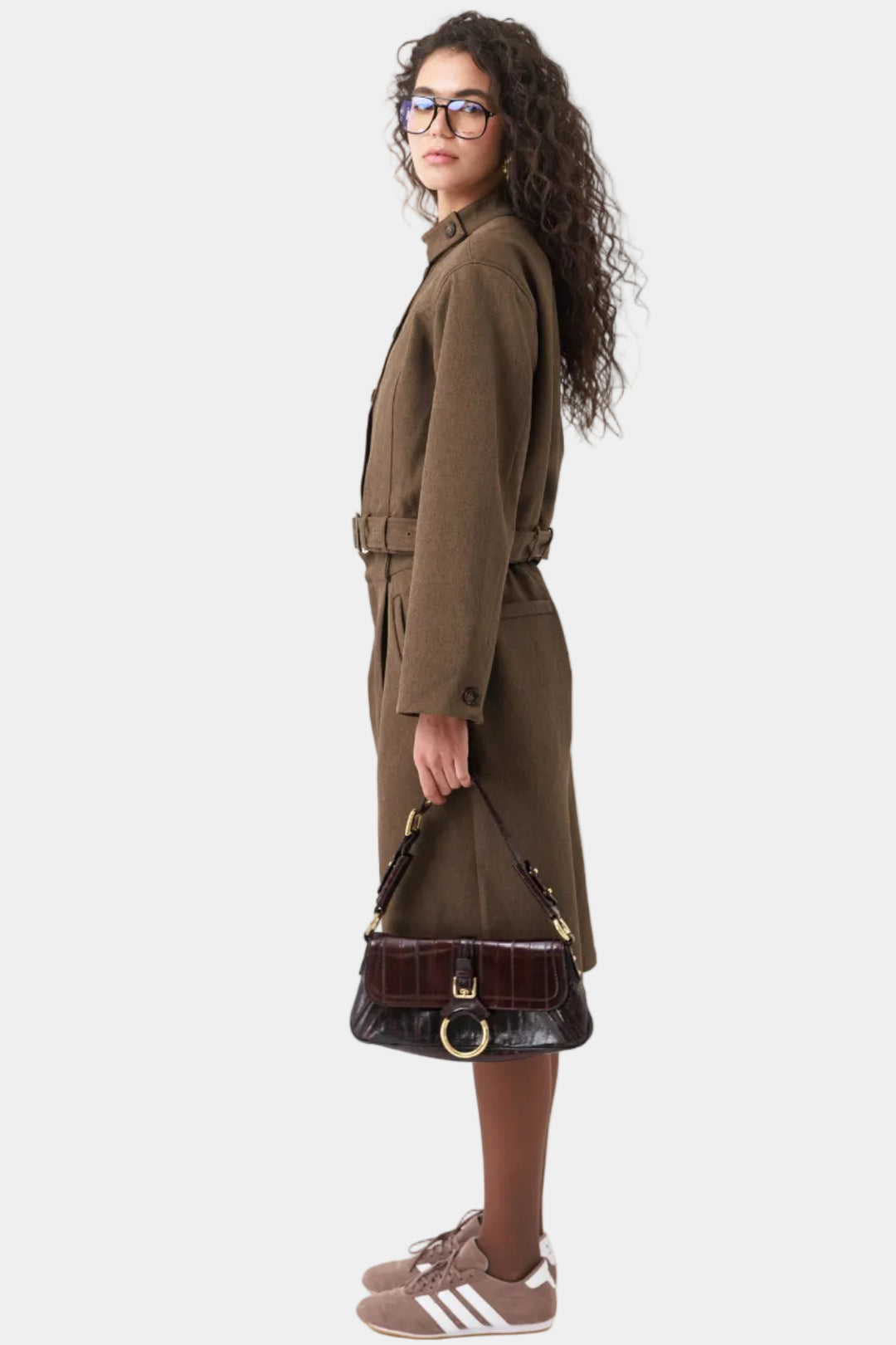 חליפת ברמודה שיינה- חום