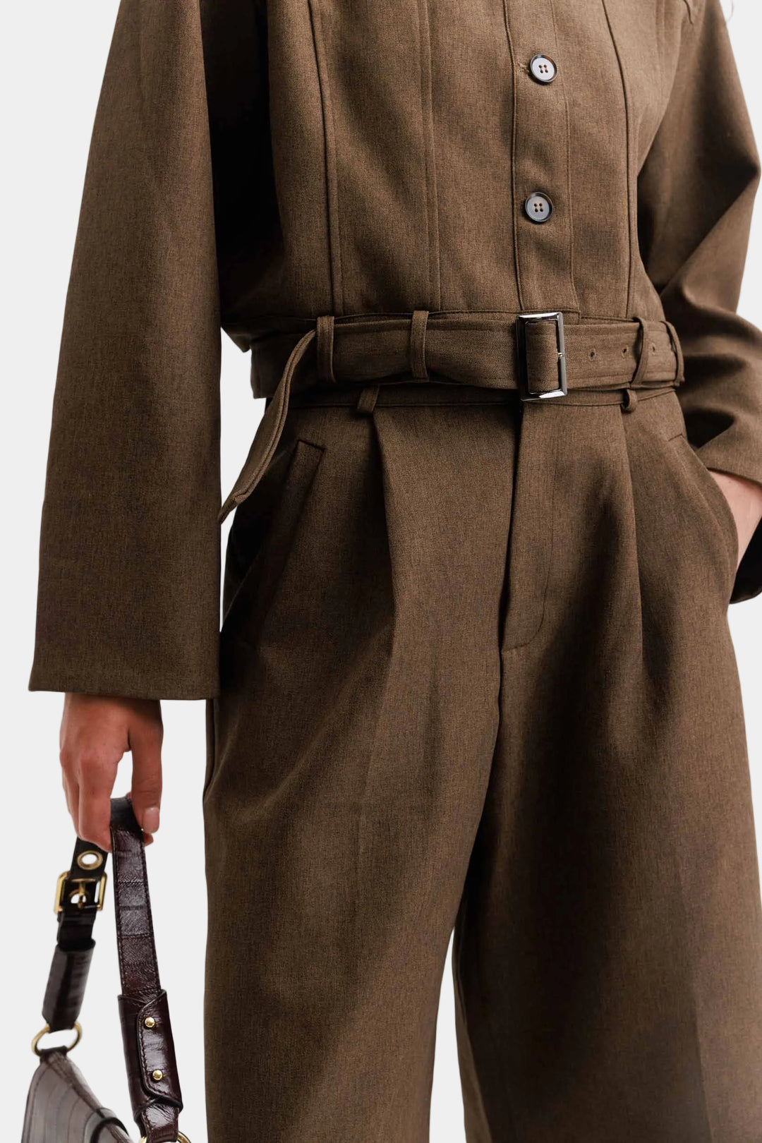 חליפת ברמודה שיינה- חום