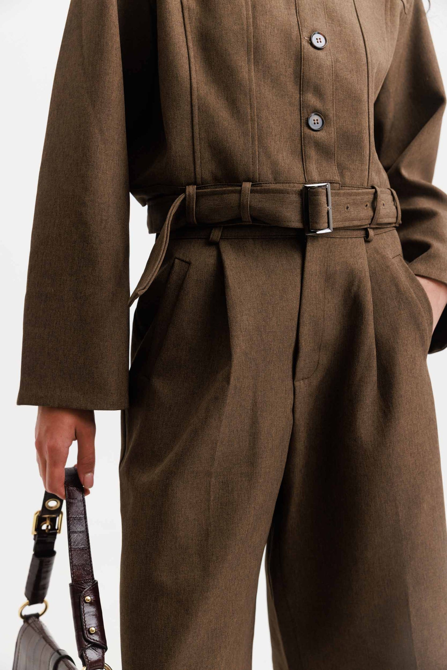 חליפת ברמודה שיינה- אפור