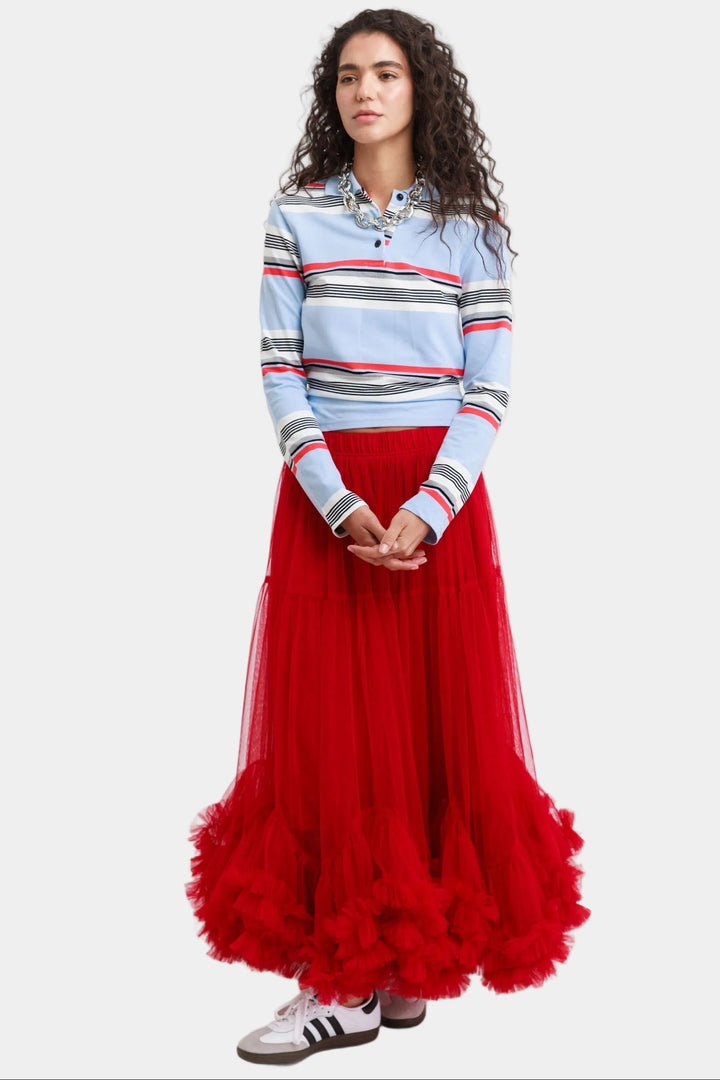 חולצת שון פסים - תכלת