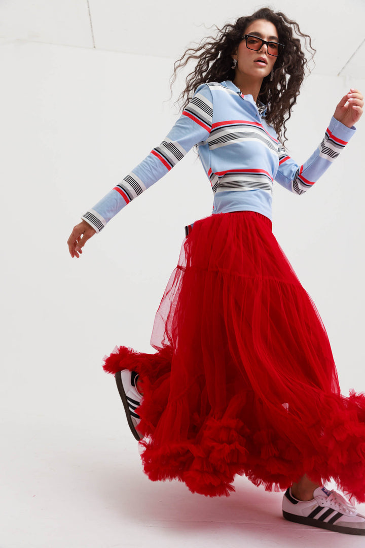 חצאית אמנדה - אדומה