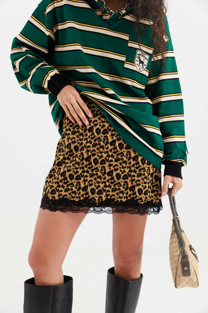 חצאית מיני קלי - מונמרת