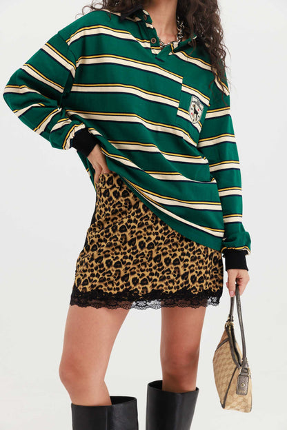 חצאית מיני קלי - מונמרת