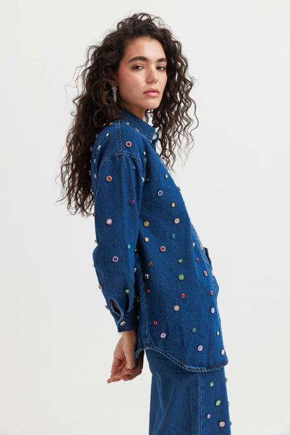 הזמנה מראש - חולצת גינס בוארי