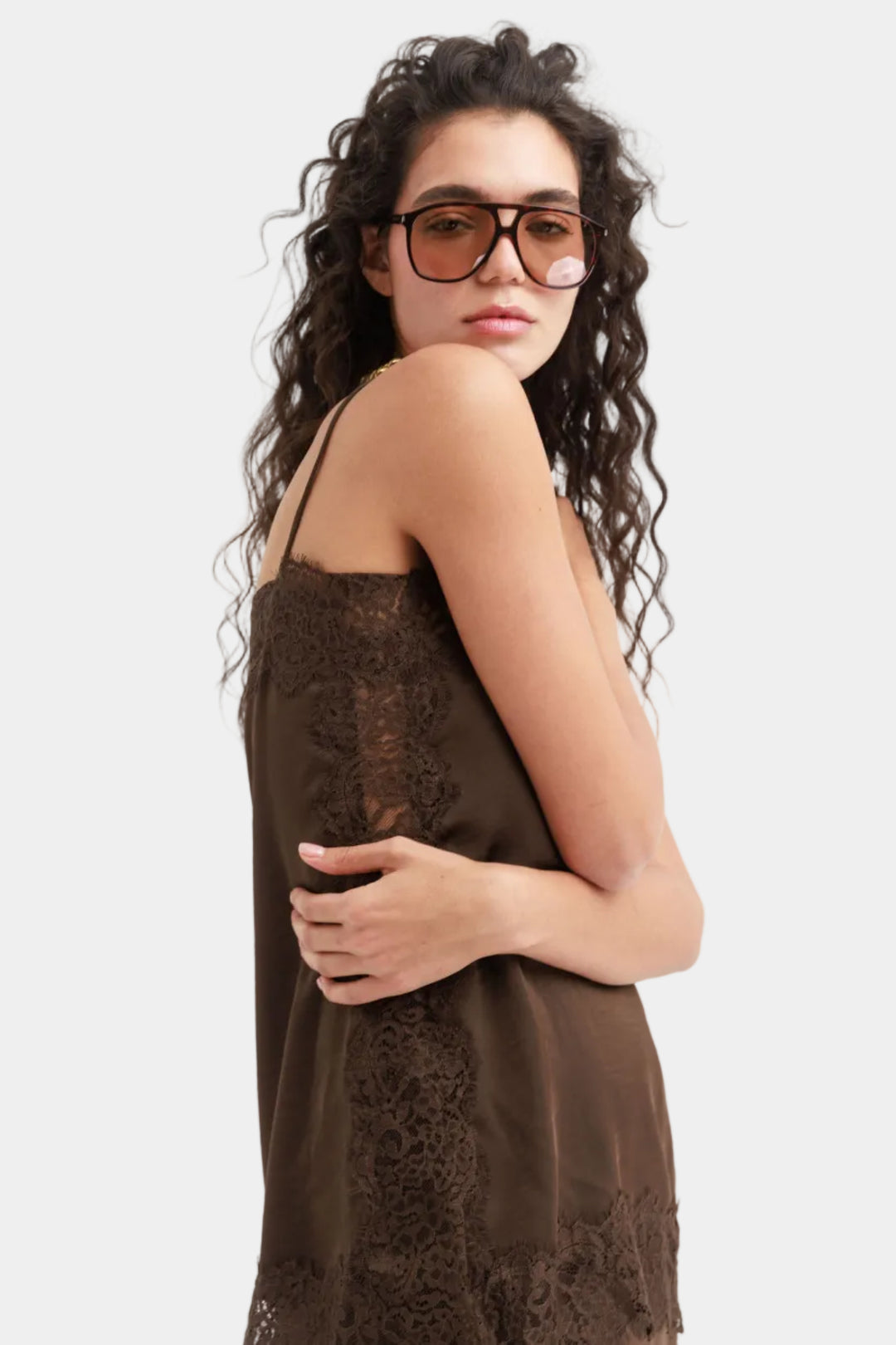 חליפת לנזרי נעמי - חום