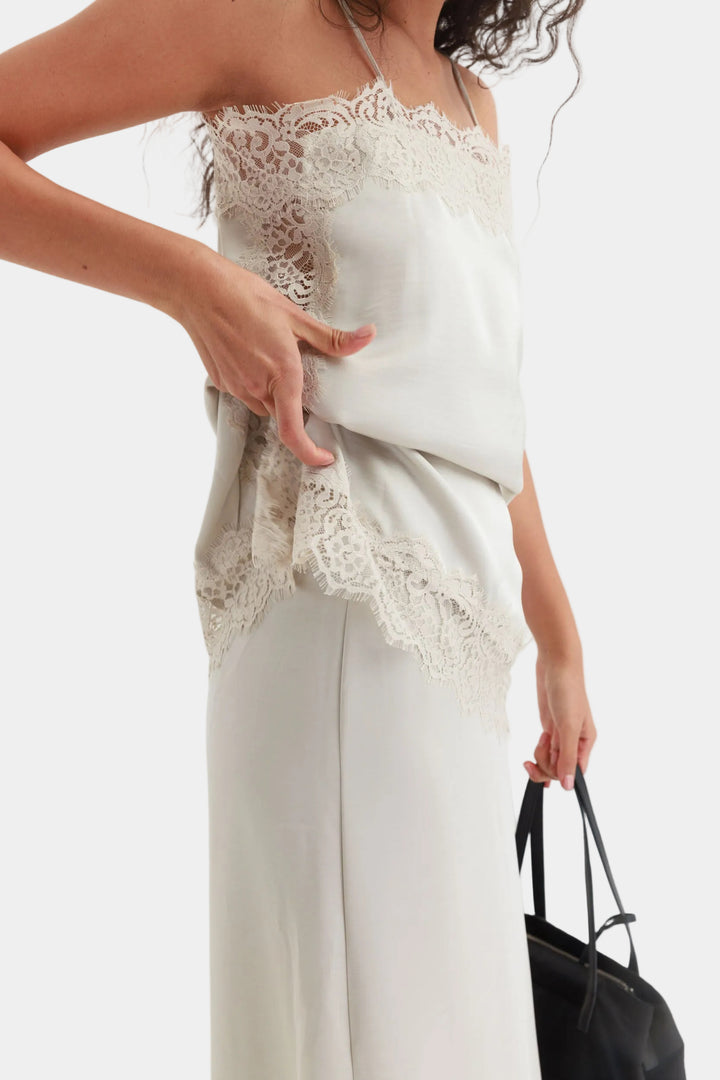 חליפת לנזרי נעמי - שמנת