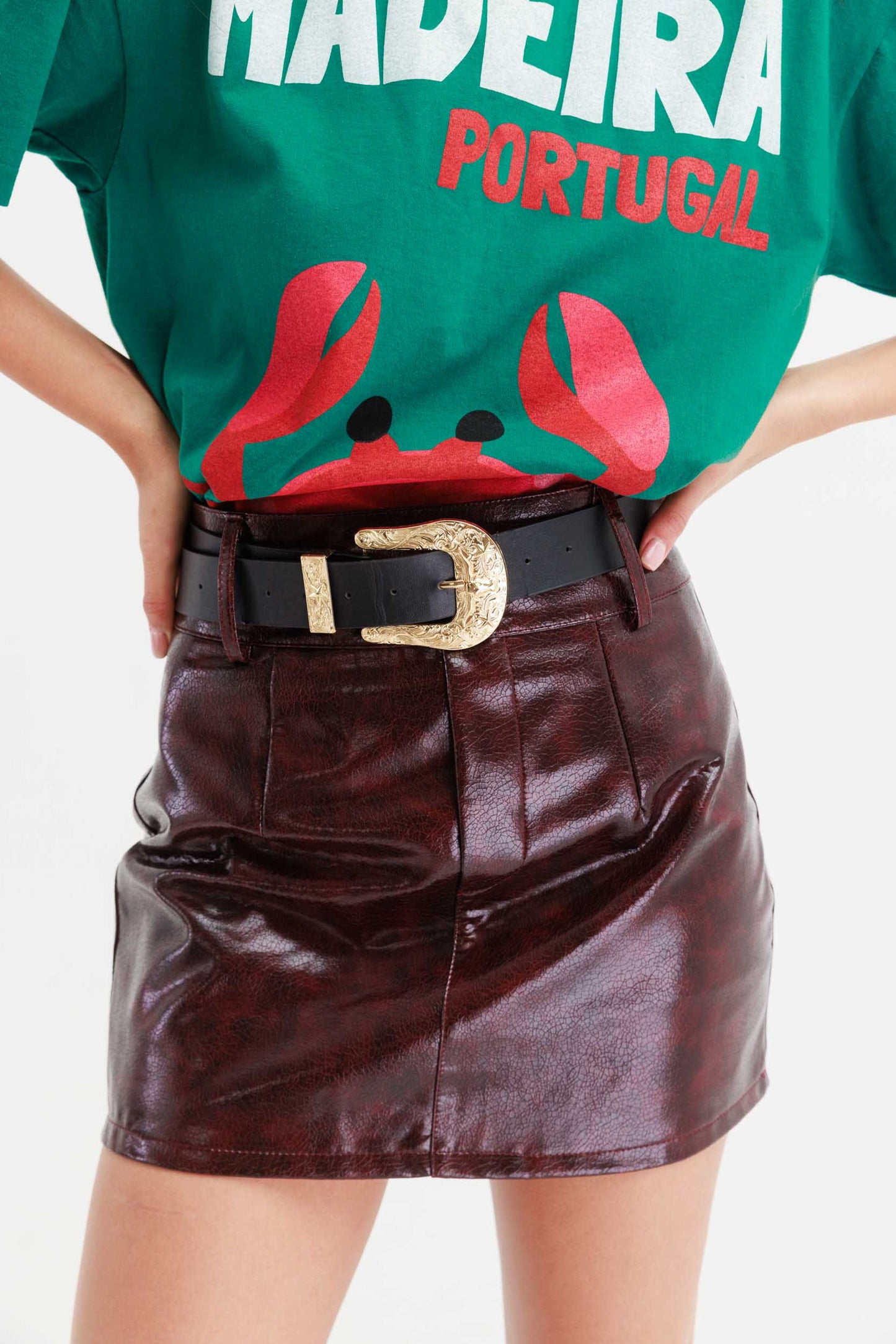 חצאית בילי - בורדו