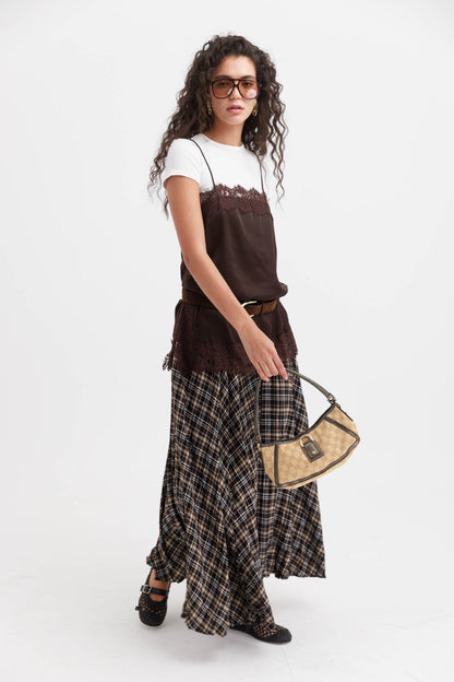 גופיית לנזרי נואל - חום