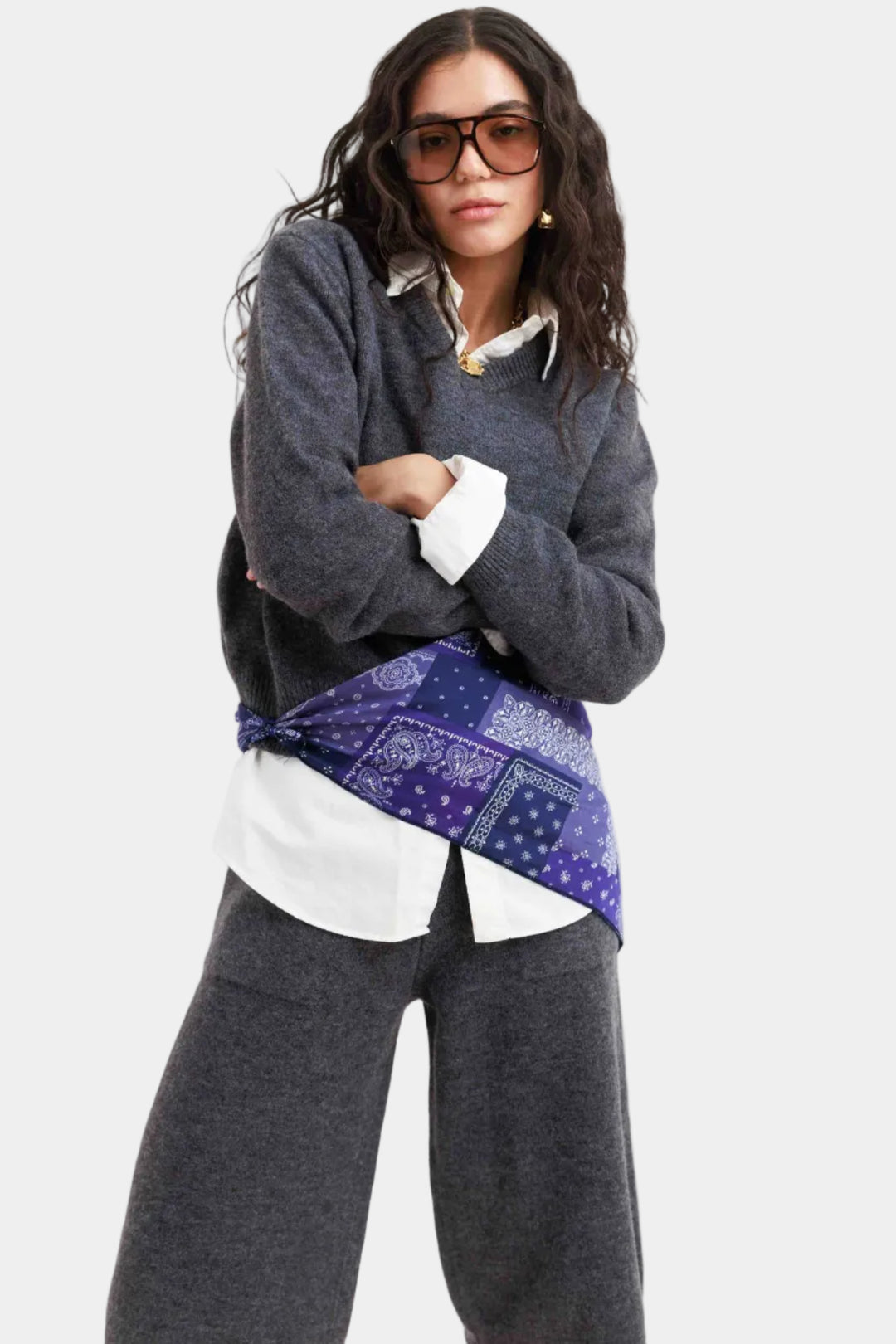 חליפת שרלין - אפור