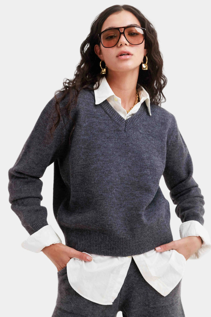 חליפת שרלין - אפור