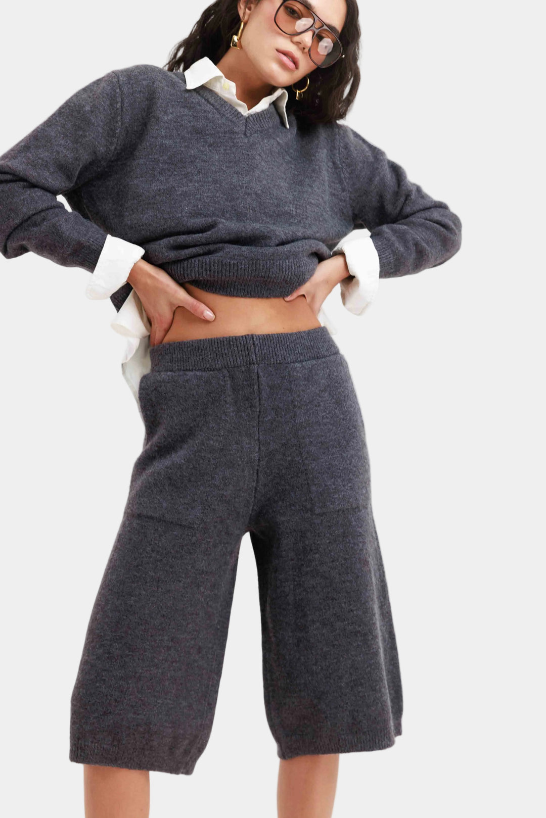 חליפת שרלין - אפור