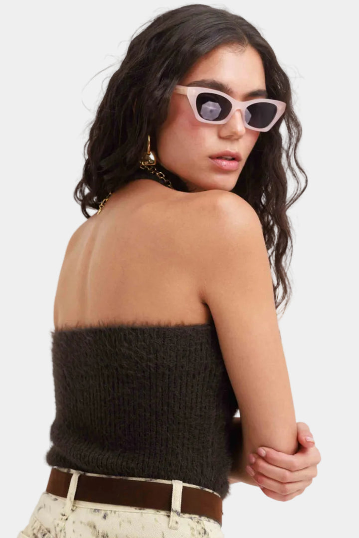 חולצת קולר פיירי - חום