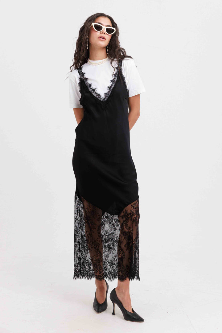 שמלת לנזי - זית