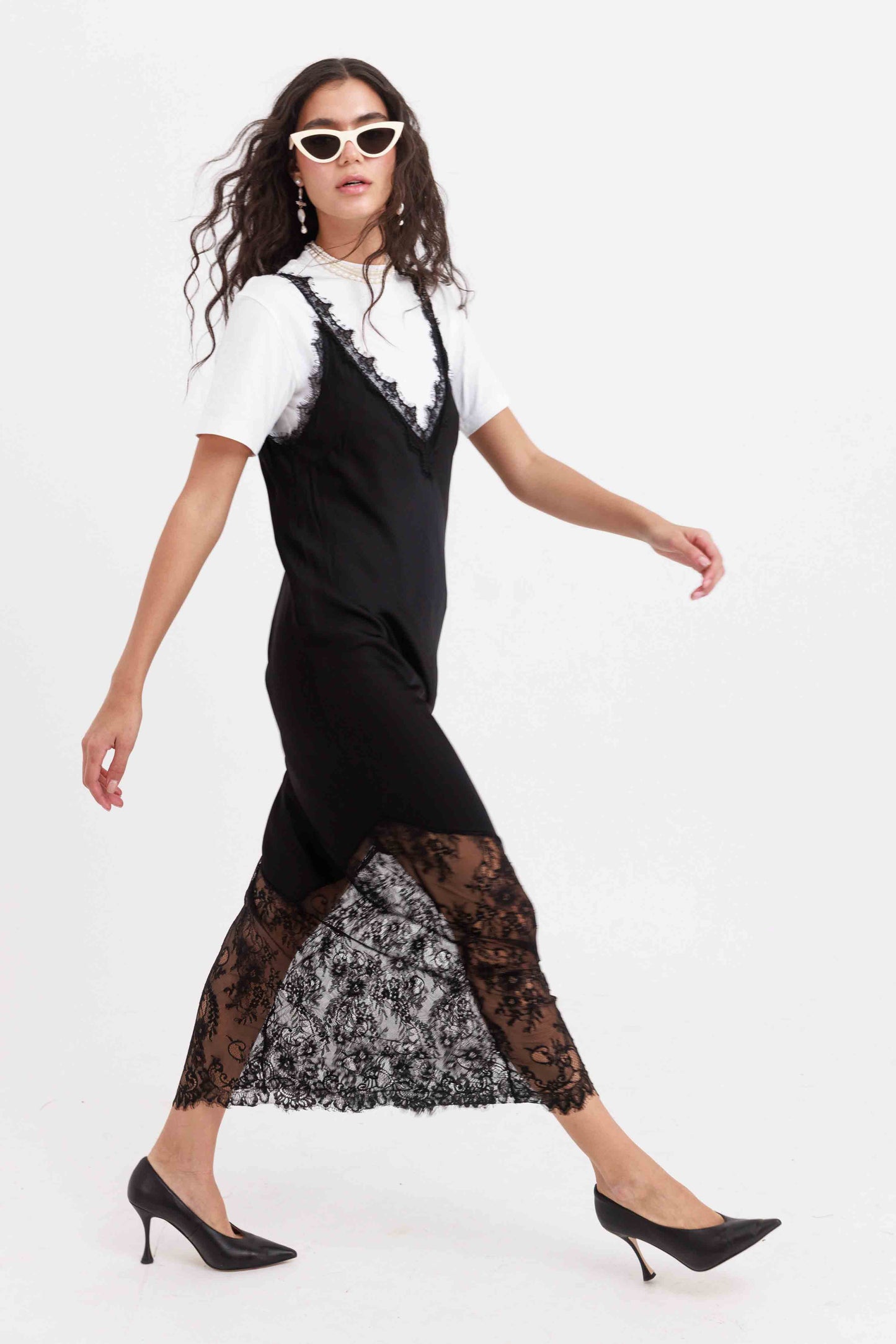 שמלת לנזי - שחור