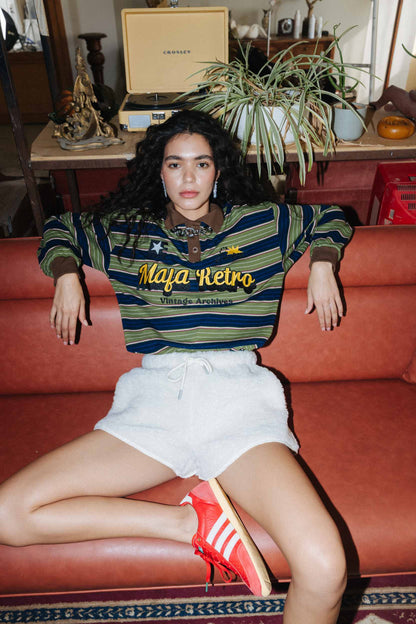 חולצת מאיה רטרו - פסים