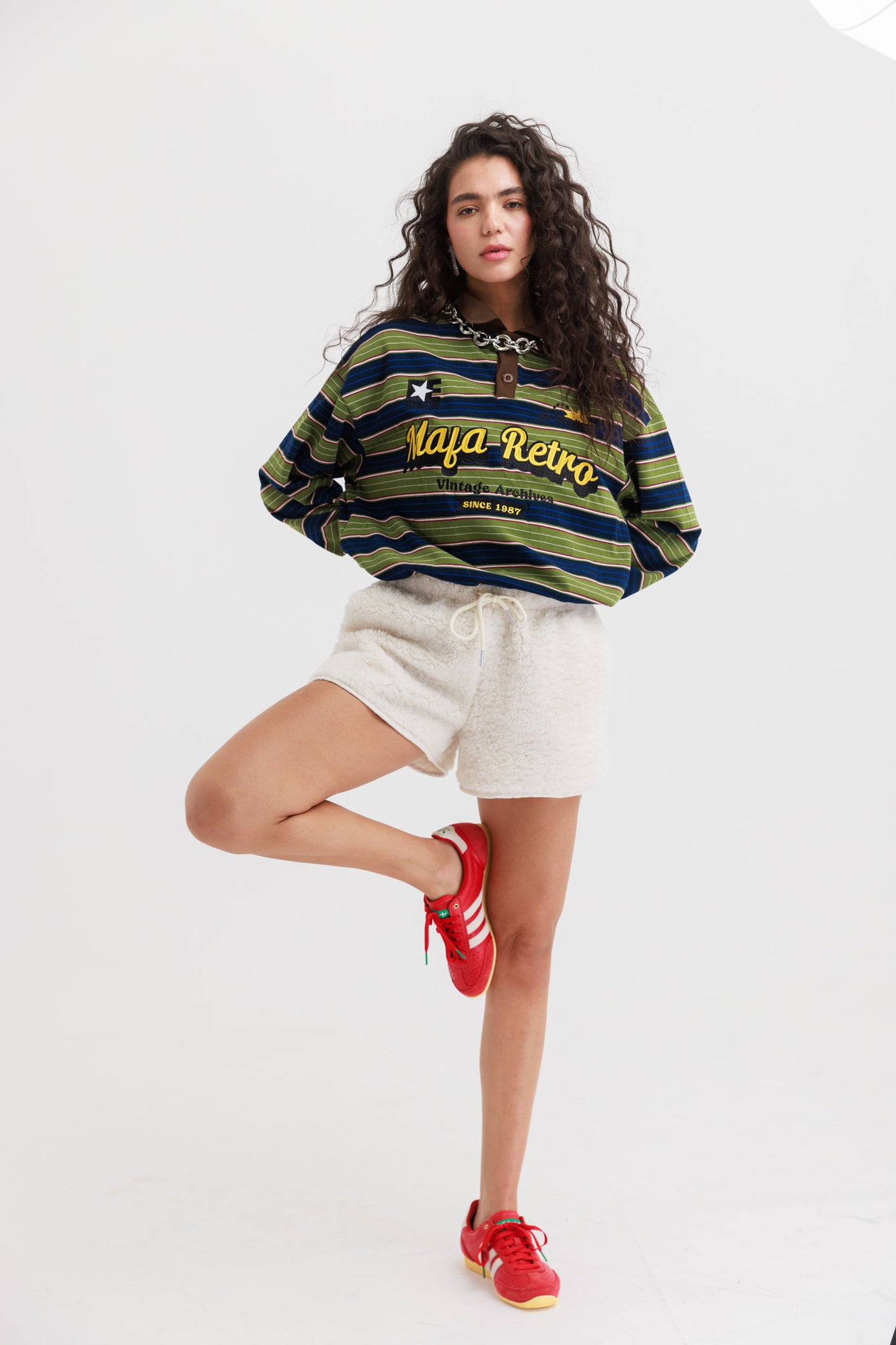 חולצת מאיה רטרו - פסים