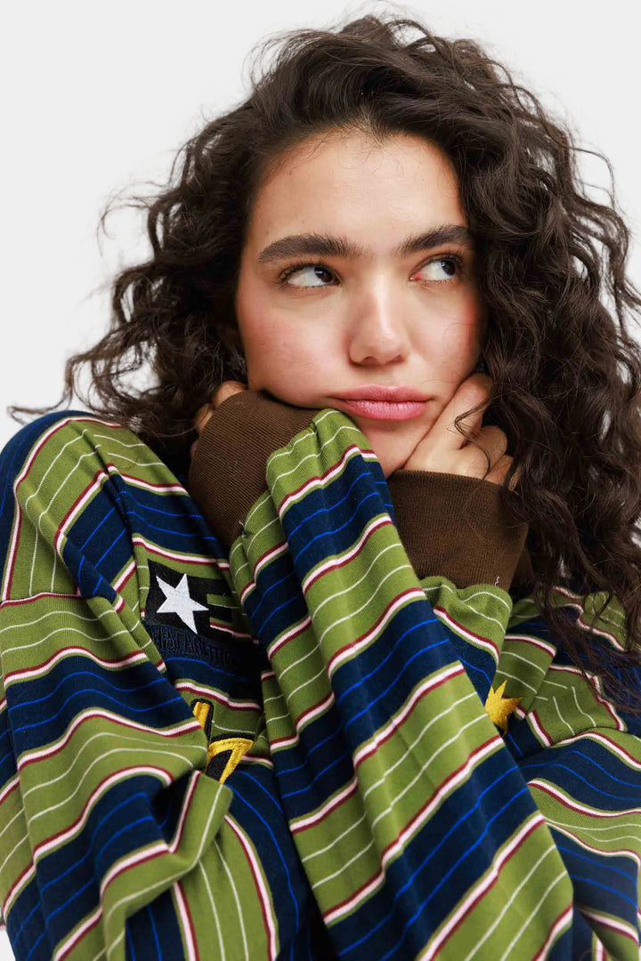 חולצת מאיה רטרו - פסים