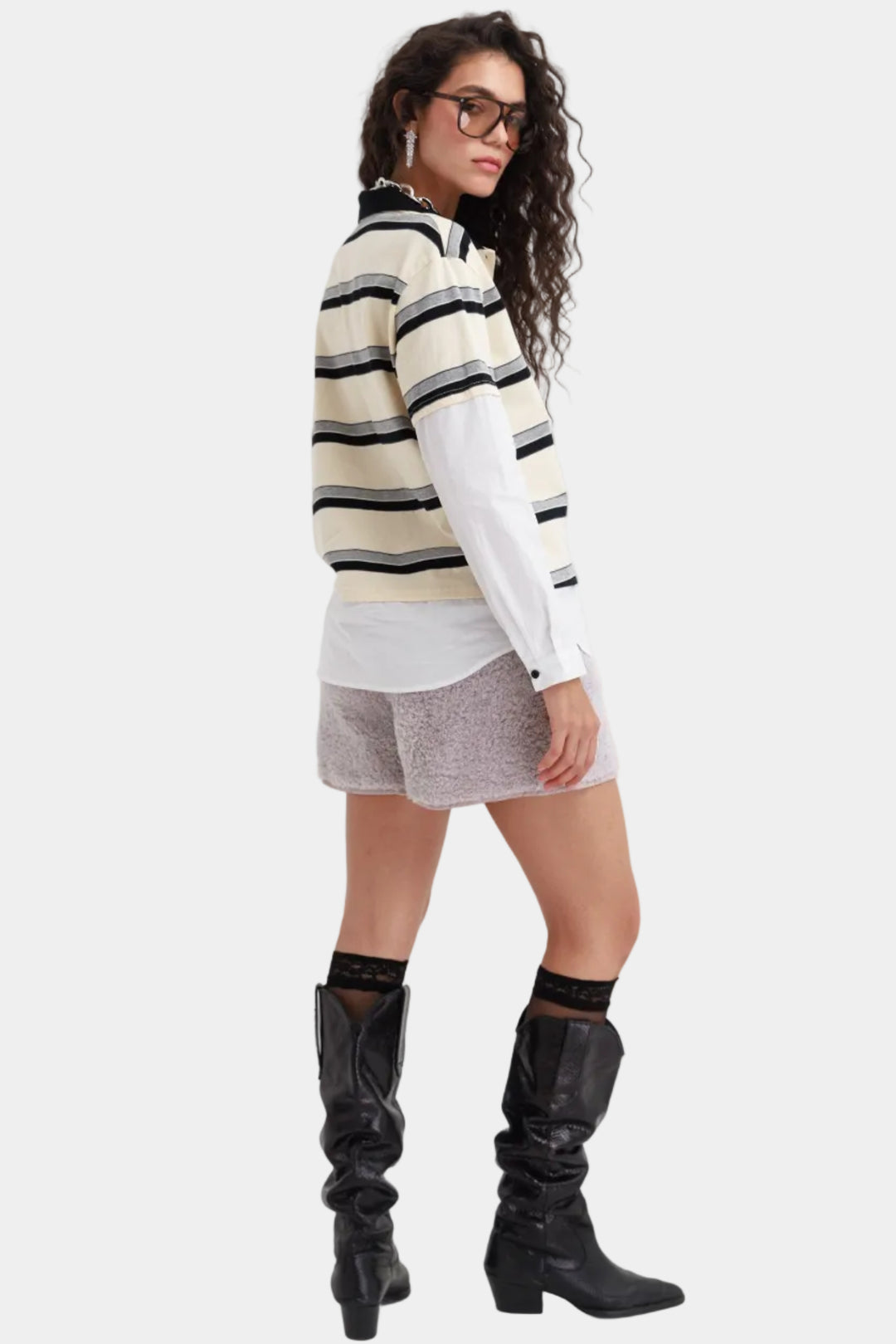 חולצת בורה- פסים